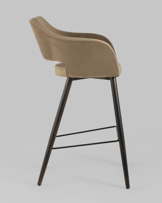 Стул барный Саймон велюр капучино. Фото №4