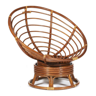Кресло-качалка плетёное Papasan 23/01B + Подушка Pecan фото Кресло-качалка плетёное Papasan 23/01B + Подушка Pecan. Фото №4