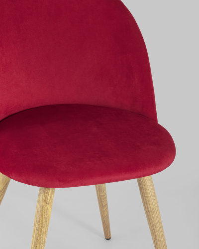 Стул Лион велюр красный. Фото №9