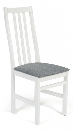 Стул SWEDEN Многослойная фанера, 100*41*40, white, ткань серая (16/1) (поставляется по 2 шт). Фото №1